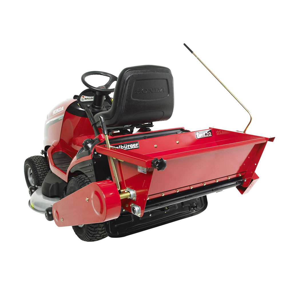 Produktabbildung: Tielbürger - Anbau-Kastenstreuer tm420 für Kubota GR2100-II / GR2120-II