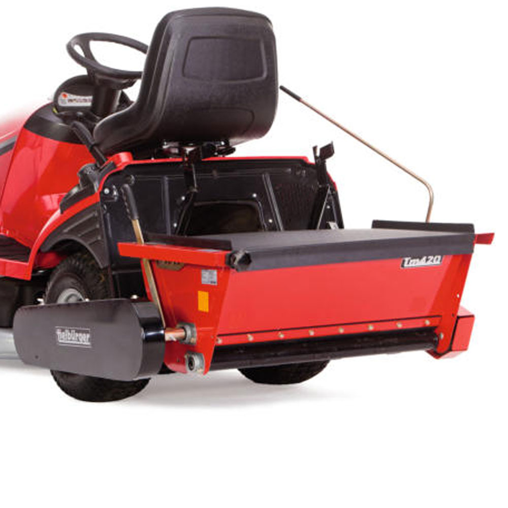 Produktabbildung: Tielbürger - Anbau-Kastenstreuer tm420 für Kubota GR2100-II / GR2120-II