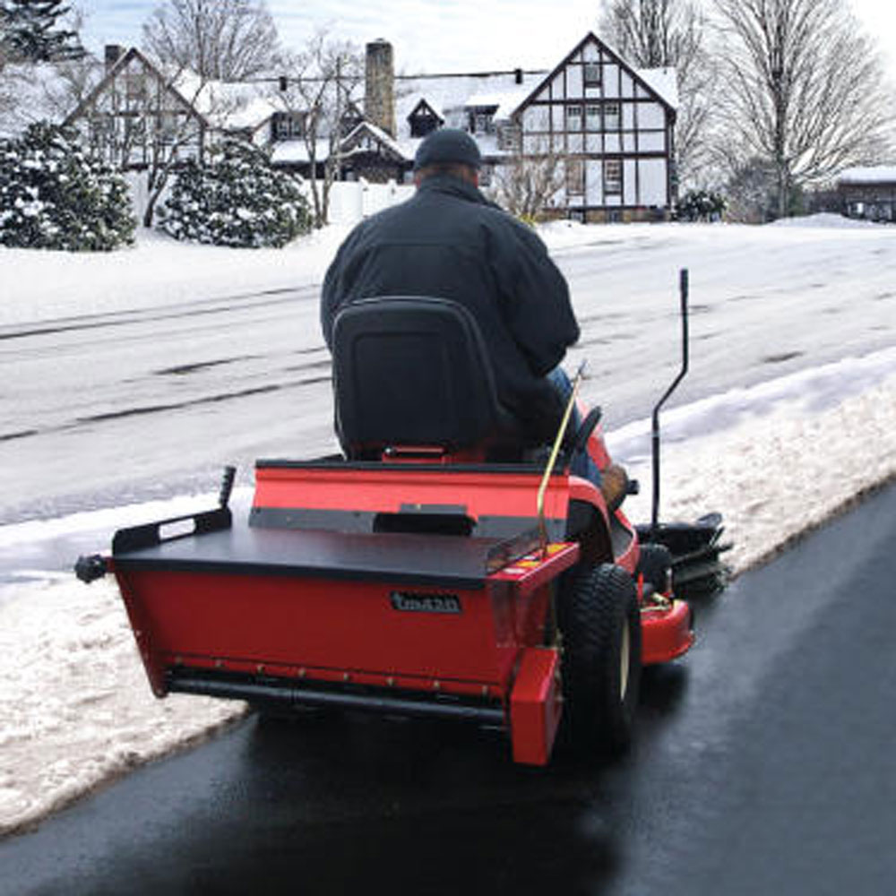 Produktabbildung: Tielbürger - Anbau-Kastenstreuer tm420 für Kubota GR2100-II / GR2120-II